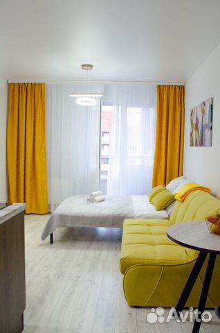 

Квартира-студия, 30 м², 2 кровати