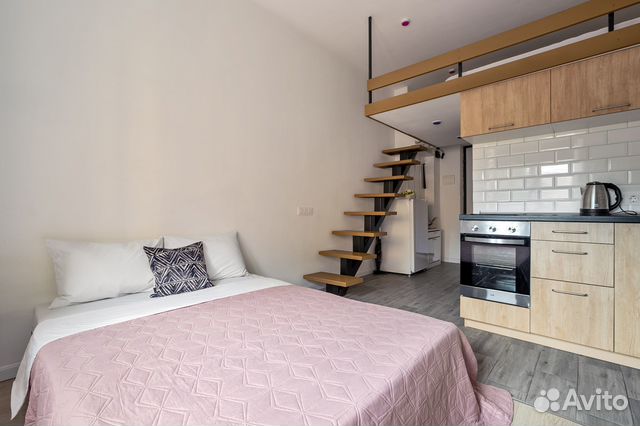 

Квартира-студия, 18 м², 2 кровати