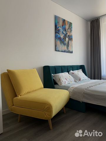 

Квартира-студия, 25,5 м², 2 кровати