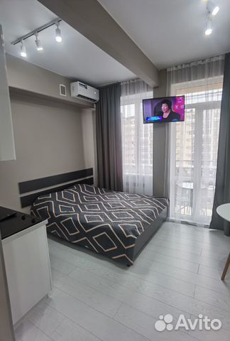 

Квартира-студия, 23 м², 2 кровати
