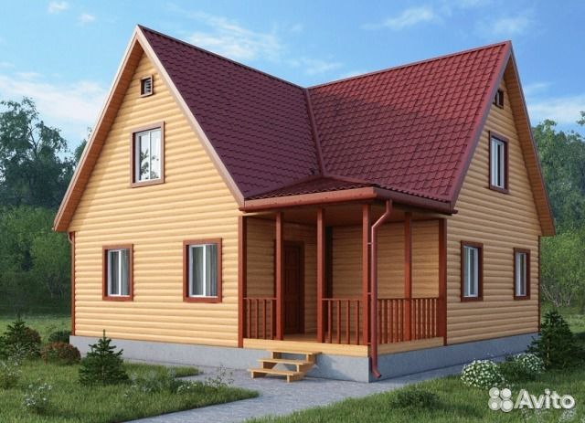 Каркасный дом Виктория Б (120.3м2) под ключ
