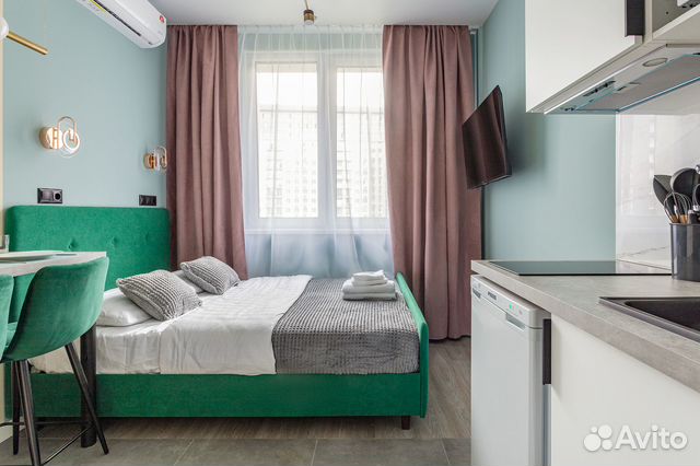 

Квартира-студия, 18 м², 1 кровать
