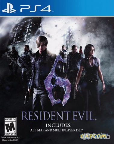 83512003625 Переиздание Resident Evil 6 для PS4, PlayStation4