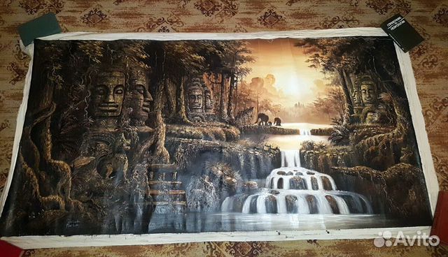 Редкая картина из дворца Короля Камбоджи - лот 3