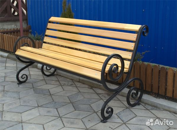 Скамейка садовая Лавка кованная