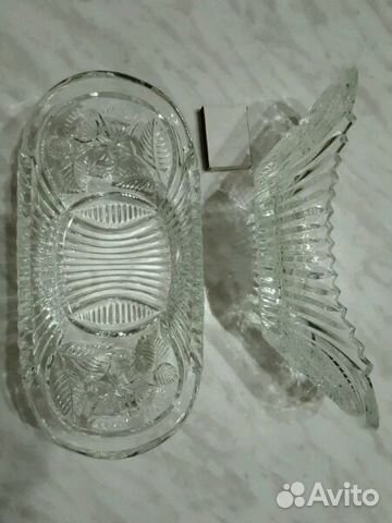 Вазы хрустальные новые