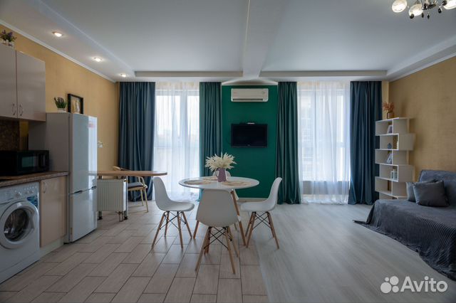 

Квартира-студия, 45 м², 2 кровати