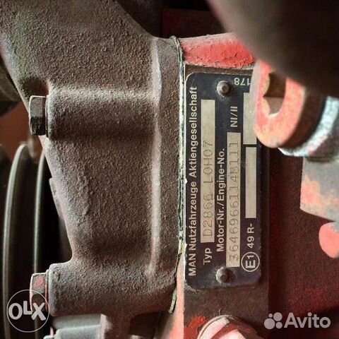 Двигатель MAN D2866 LOH07 370 лс автобус