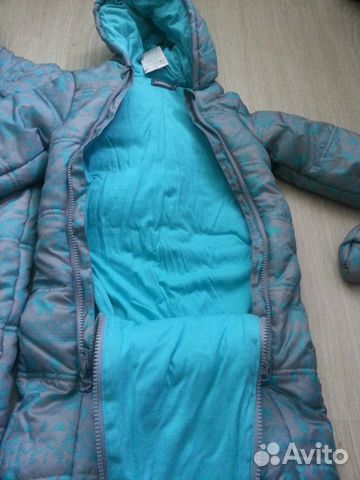 Комбинезоны демисезон р.80/2шт новые