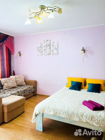 

1-к. квартира, 51 м², 2 кровати