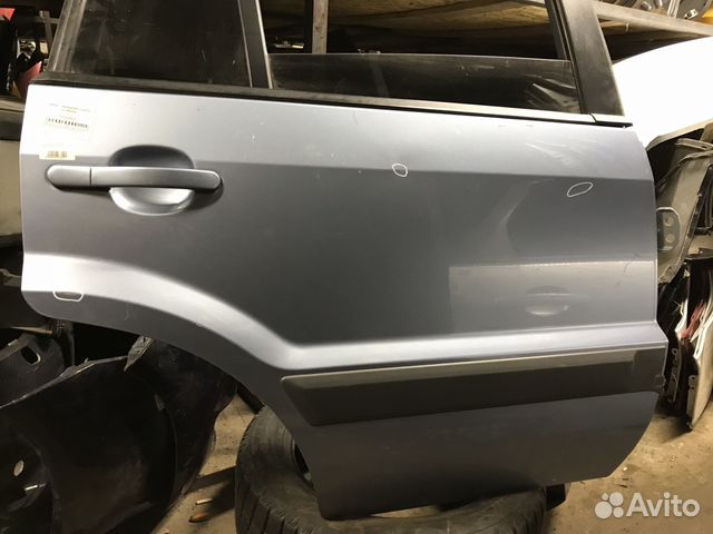 Дверь правая задняя Форд Фьюжен голубая Дверь правая задняя Форд Фьюжен голубая