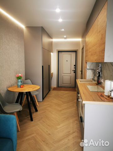 

Квартира-студия, 28 м², 2 кровати