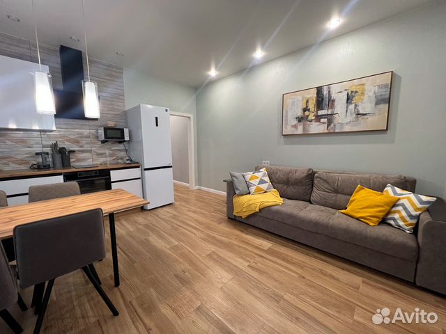 

1-к. квартира, 44 м², 2 кровати