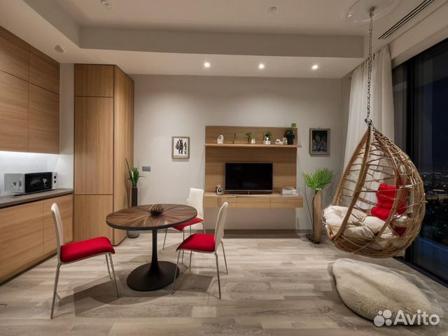 

Квартира-студия, 50 м², 2 кровати