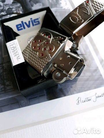 Zippo Elvis guitar bling