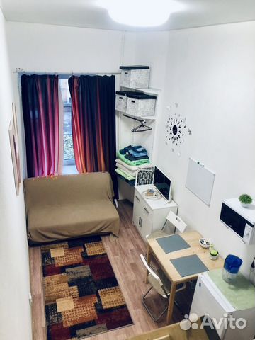 

Квартира-студия, 15 м², 2 кровати