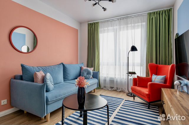 

2-к. квартира, 44 м², 2 кровати