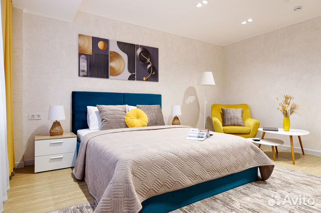 

1-к. квартира в апарт-отеле, 50 м², 2 кровати