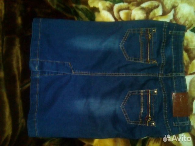 Юбка джинсовая