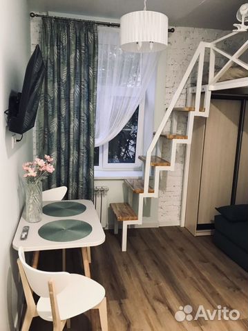 

Квартира-студия, 18 м², 2 кровати