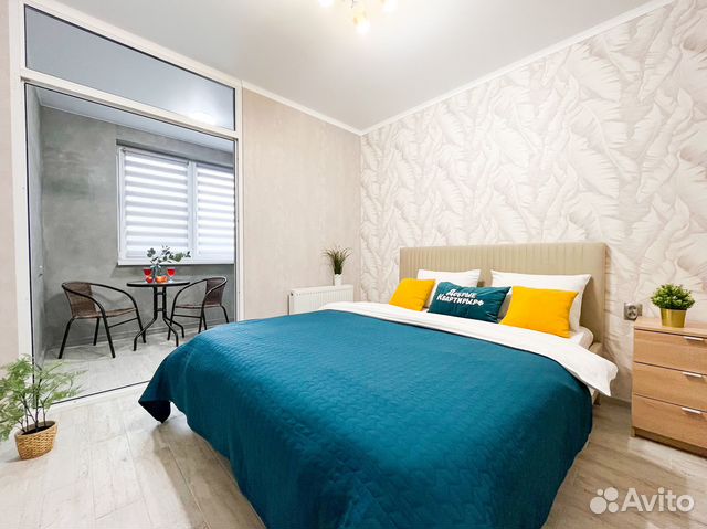 

1-к. квартира, 45 м², 2 кровати