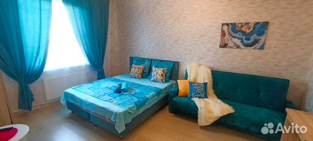 

1-к. квартира, 38 м², 3 кровати