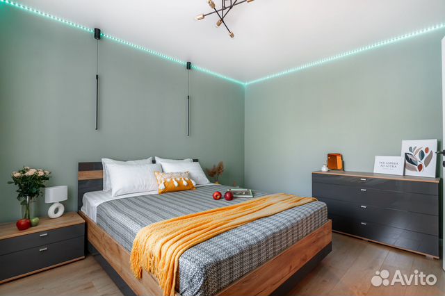 

2-к. квартира, 60 м², 2 кровати