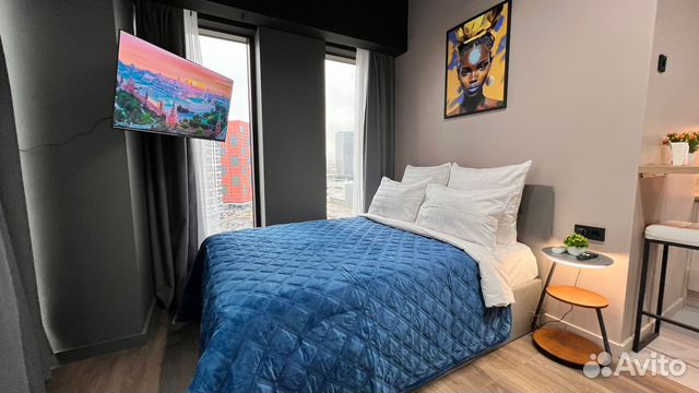 

1-к. квартира, 32 м², 2 кровати