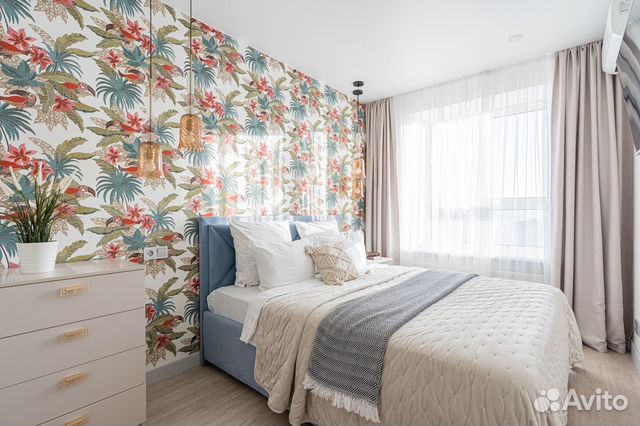 

1-к. квартира, 34,5 м², 2 кровати