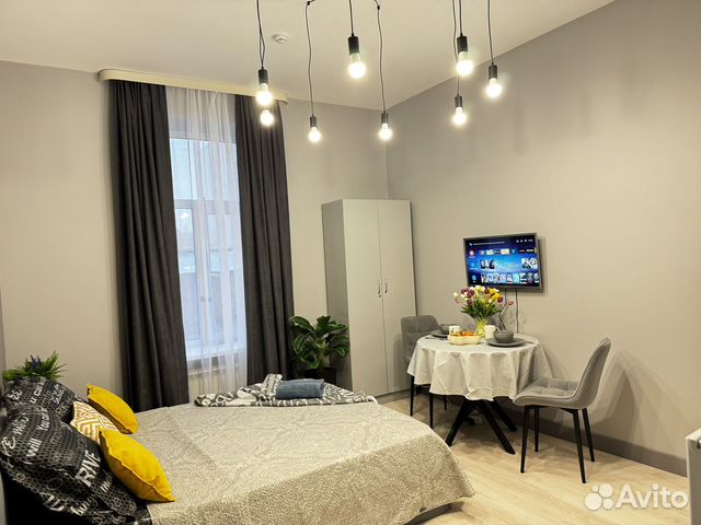 

Квартира-студия, 24 м², 1 кровать