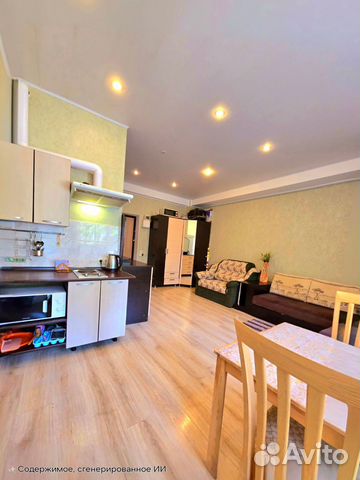 

Квартира-студия, 30 м², 2 кровати
