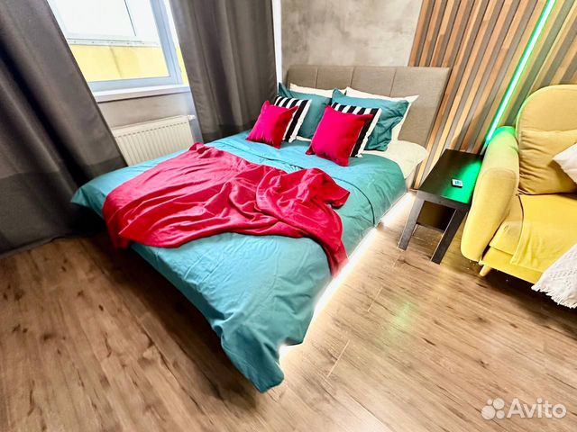 

1-к. квартира, 43,8 м², 2 кровати