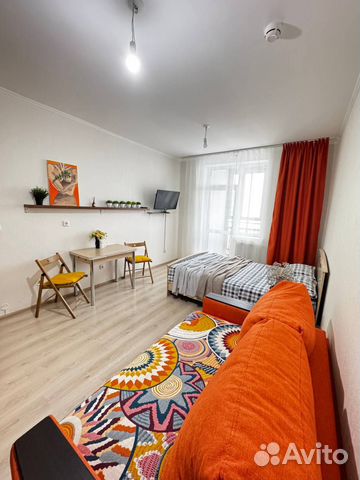 

Квартира-студия, 38,2 м², 2 кровати