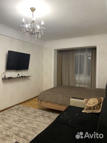 

1-к. квартира, 38 м², 2 кровати