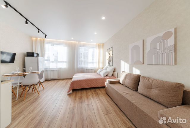 

Квартира-студия, 26 м², 2 кровати