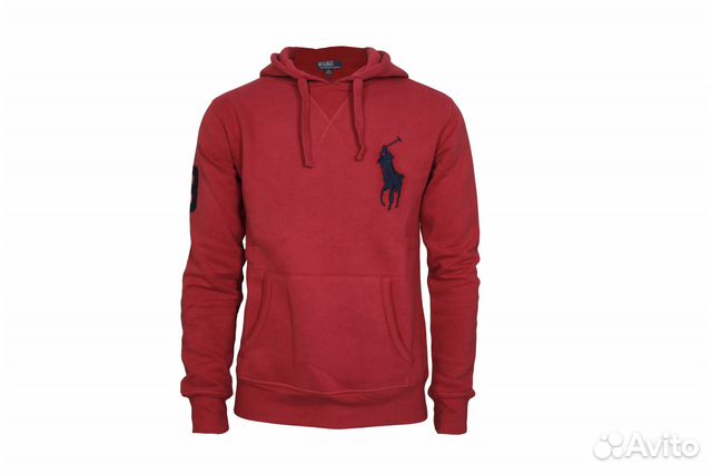 Ralph Lauren красная новая толстовка Ральф Лорен
