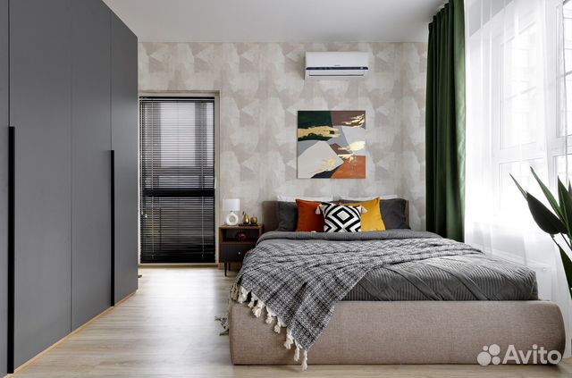 

1-к. квартира, 50 м², 2 кровати