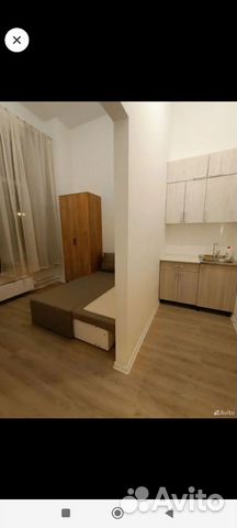 

Квартира-студия, 17 м², 1 кровать