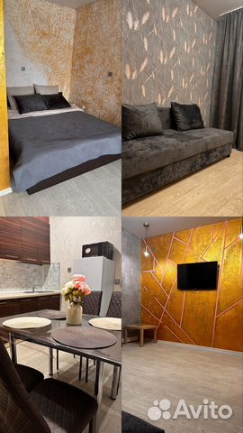 

1-к. квартира, 37 м², 2 кровати