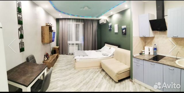 

Квартира-студия, 29,8 м², 4 кровати