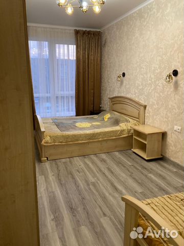 

1-к. квартира, 44 м², 3 кровати