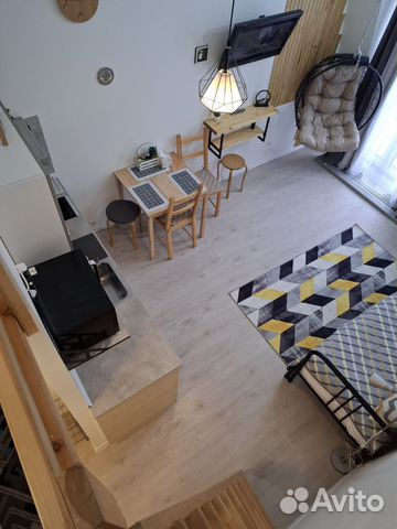 

Квартира-студия, 27 м², 2 кровати
