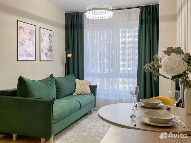 

1-к. квартира, 32 м², 2 кровати