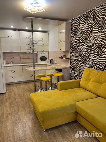 

1-к. квартира, 45 м², 2 кровати