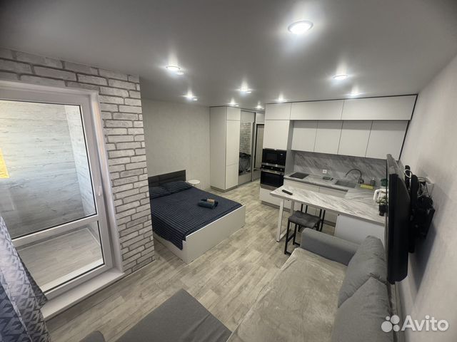 

Квартира-студия, 27 м², 2 кровати