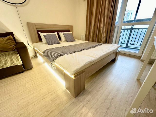 

Квартира-студия, 34 м², 2 кровати