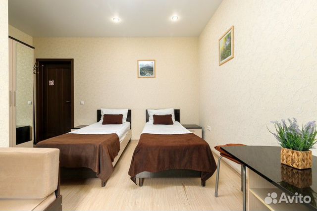 

Квартира-студия в апарт-отеле, 20 м², 3 кровати