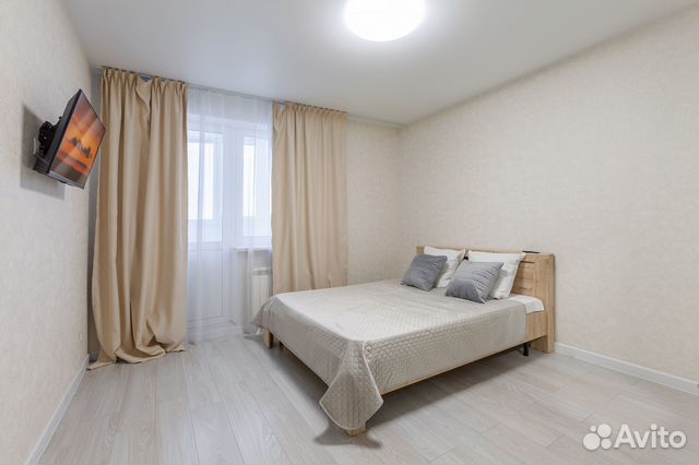 

1-к. квартира, 44 м², 2 кровати