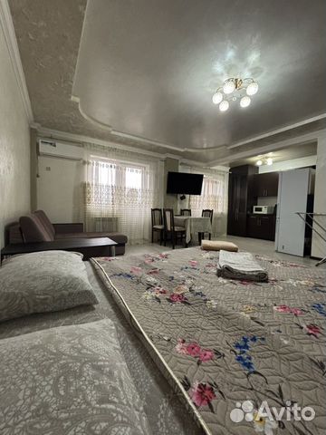 

Квартира-студия, 42 м², 2 кровати