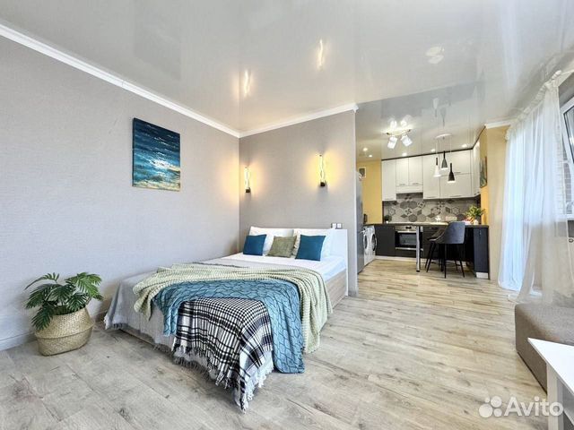 

Квартира-студия, 44 м², 2 кровати